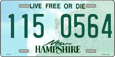NH license plate 1150564