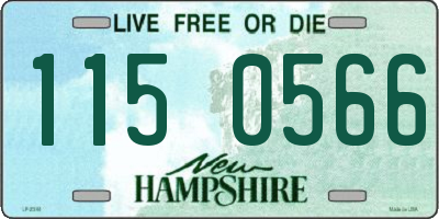 NH license plate 1150566