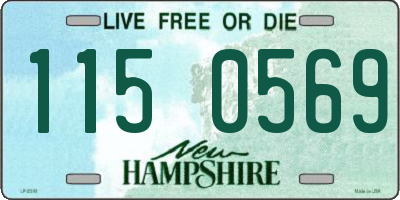 NH license plate 1150569