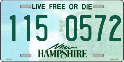 NH license plate 1150572