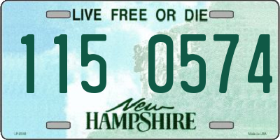 NH license plate 1150574