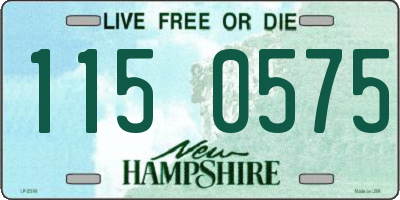 NH license plate 1150575