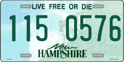 NH license plate 1150576