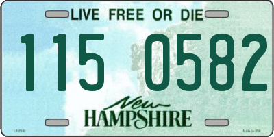 NH license plate 1150582