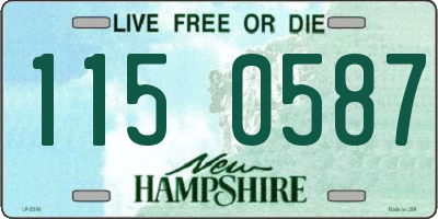 NH license plate 1150587