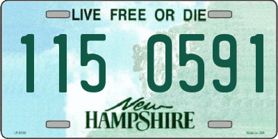NH license plate 1150591