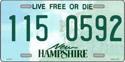 NH license plate 1150592