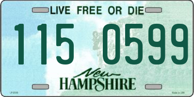 NH license plate 1150599