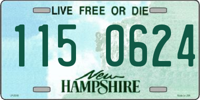 NH license plate 1150624