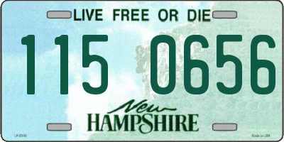 NH license plate 1150656