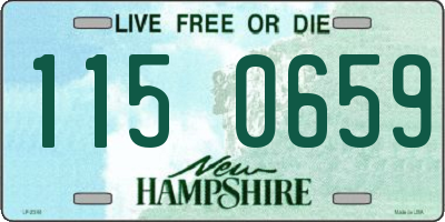 NH license plate 1150659