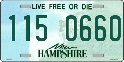 NH license plate 1150660