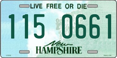 NH license plate 1150661