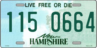 NH license plate 1150664