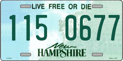 NH license plate 1150677