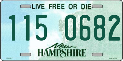 NH license plate 1150682