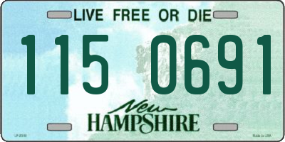 NH license plate 1150691