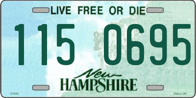 NH license plate 1150695