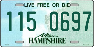NH license plate 1150697