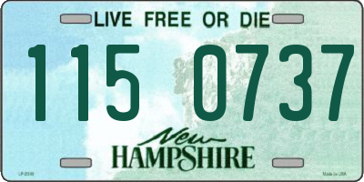 NH license plate 1150737