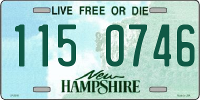 NH license plate 1150746
