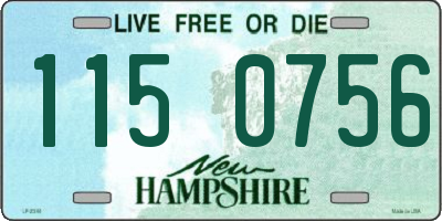 NH license plate 1150756