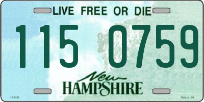 NH license plate 1150759