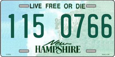 NH license plate 1150766