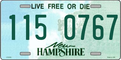 NH license plate 1150767