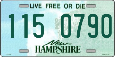 NH license plate 1150790