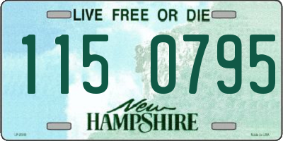 NH license plate 1150795