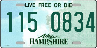 NH license plate 1150834