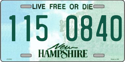 NH license plate 1150840