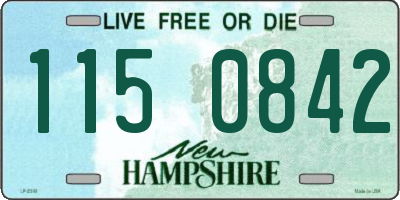 NH license plate 1150842