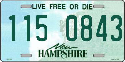 NH license plate 1150843