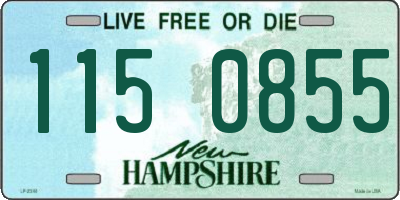 NH license plate 1150855