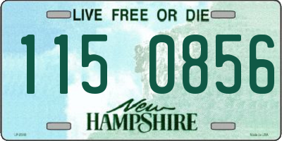 NH license plate 1150856