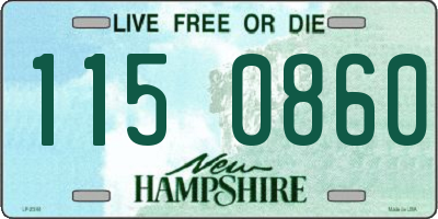 NH license plate 1150860