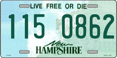 NH license plate 1150862