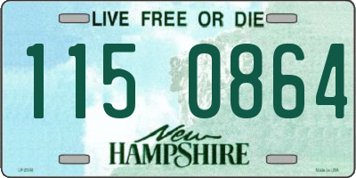 NH license plate 1150864