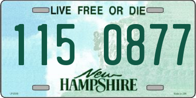 NH license plate 1150877
