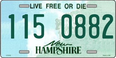 NH license plate 1150882