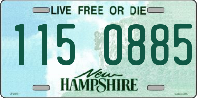 NH license plate 1150885