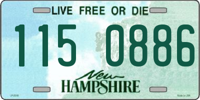 NH license plate 1150886