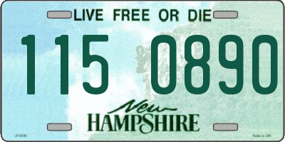 NH license plate 1150890