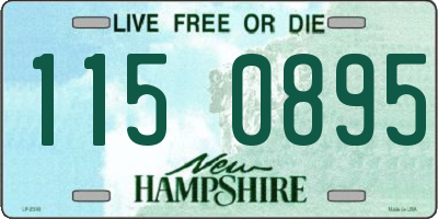 NH license plate 1150895