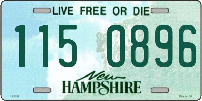 NH license plate 1150896