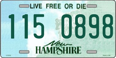 NH license plate 1150898