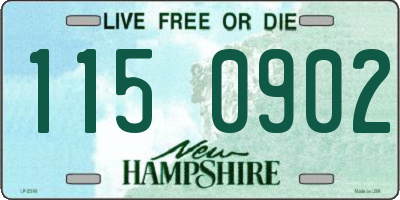 NH license plate 1150902