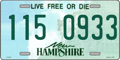 NH license plate 1150933